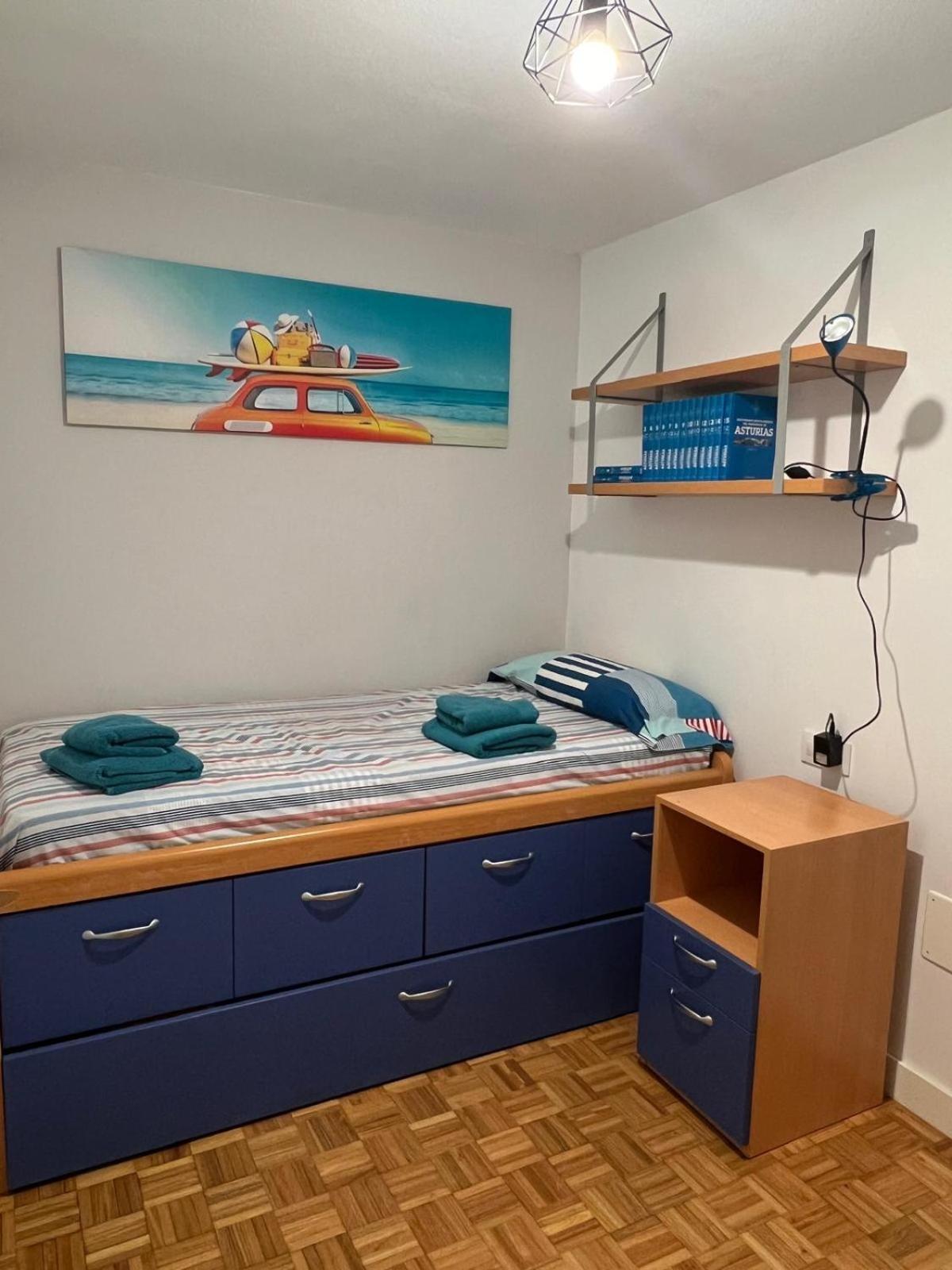 Apartmán Piso Playa Gijón Pokoj fotografie